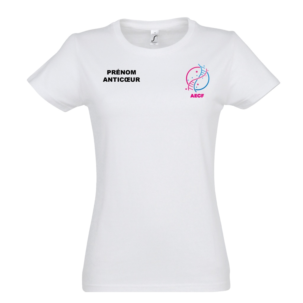 tee-shirt femme coton - Association Enfants CASK France 