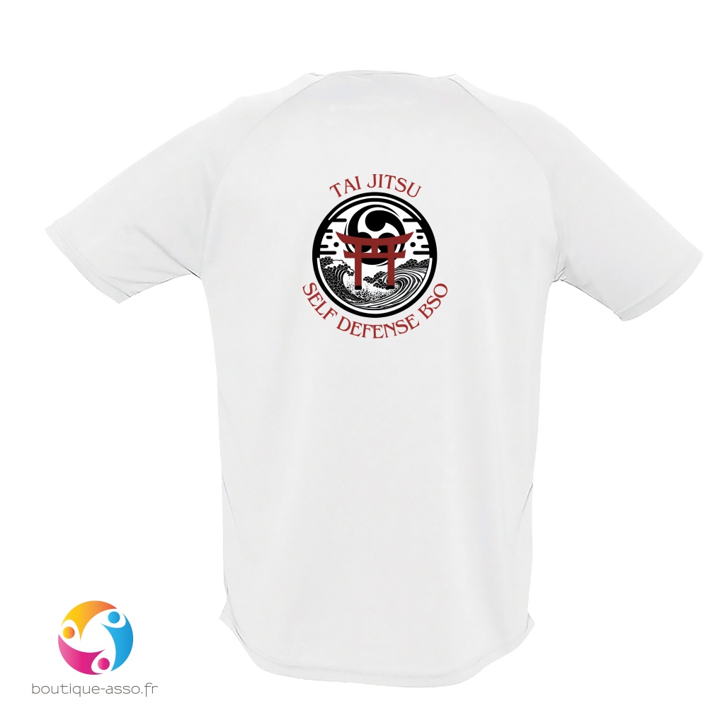 tee-shirt sport homme - Tai Jitsu Self Defense BSO