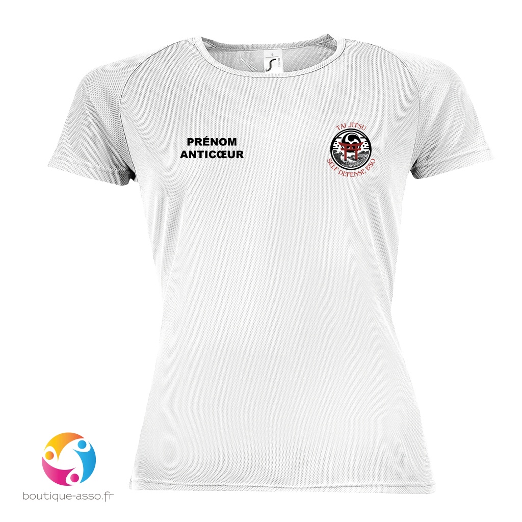 tee-shirt sport femme - Tai Jitsu Self Defense BSO