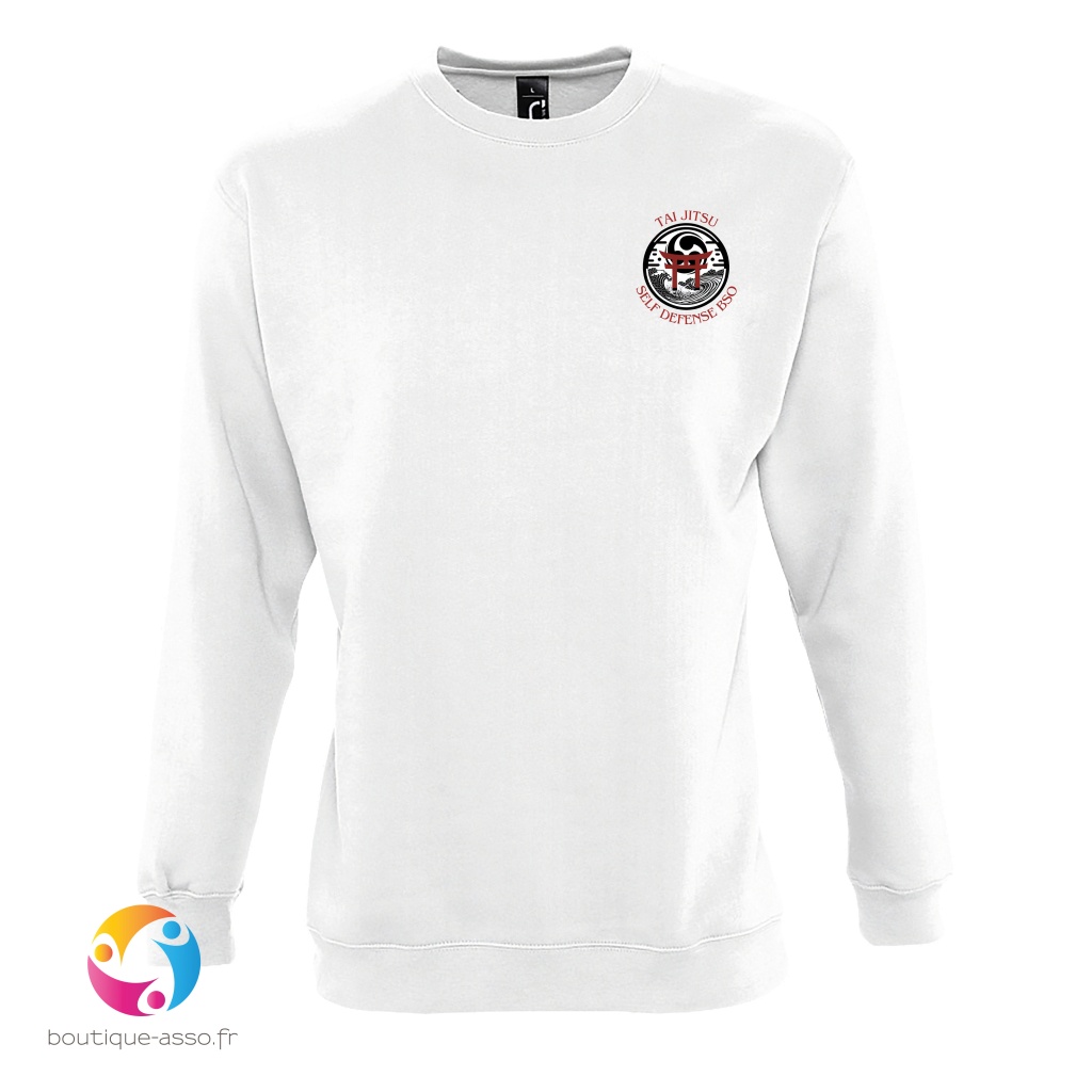 sweat-shirt unisexe col rond