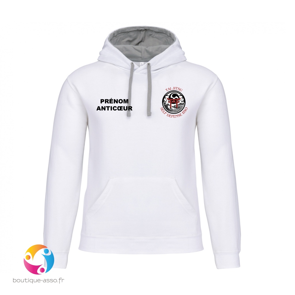 Sweat capuche homme - Tai Jitsu Self Defense BSO