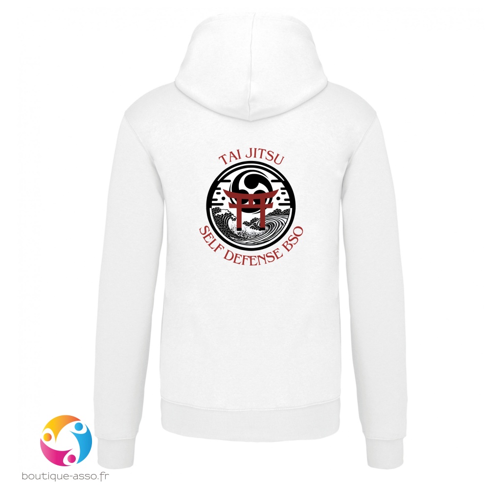 Sweat capuche homme - Tai Jitsu Self Defense BSO