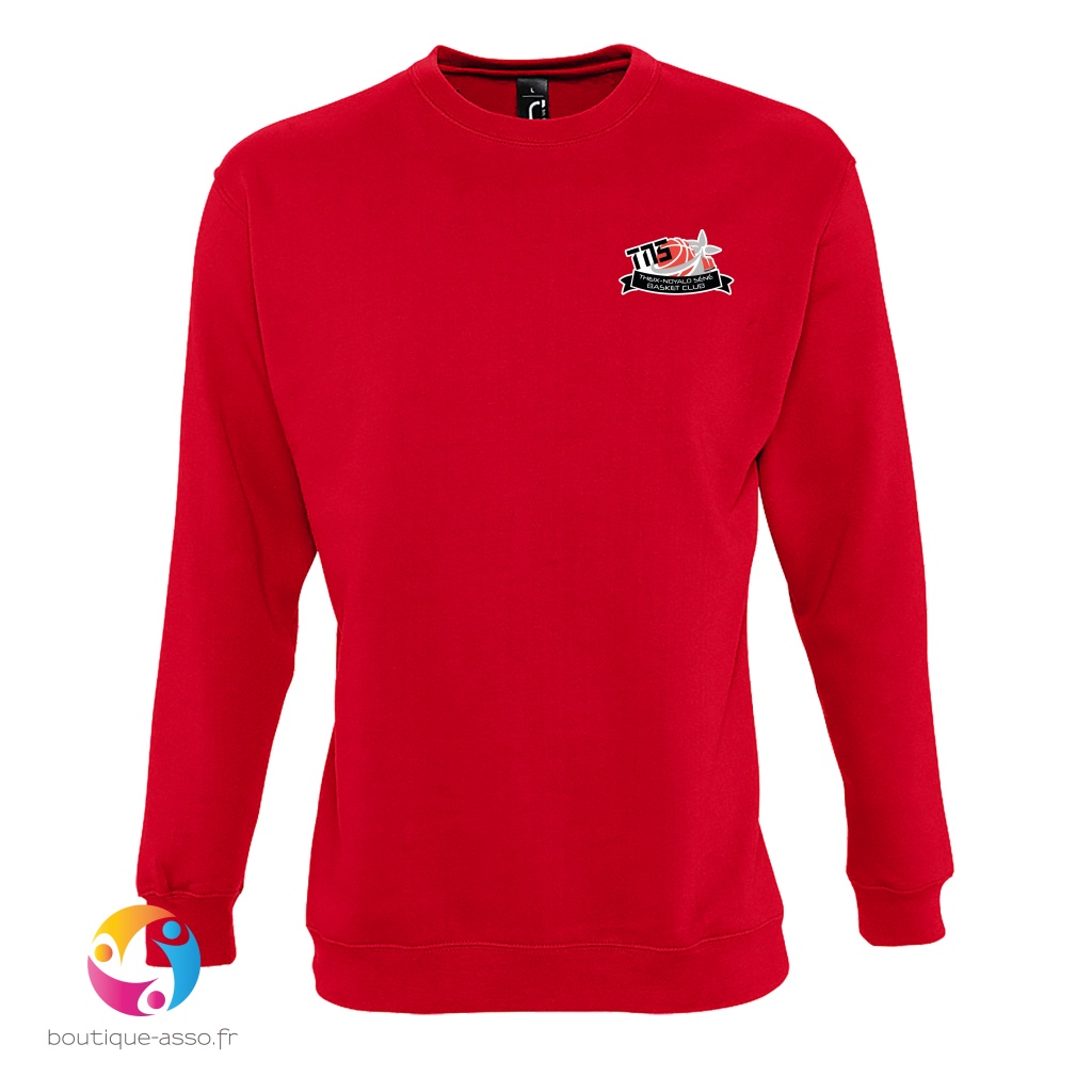 sweat-shirt unisexe col rond