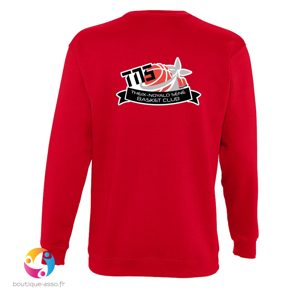 sweat-shirt unisexe col rond - TNS Basket Club