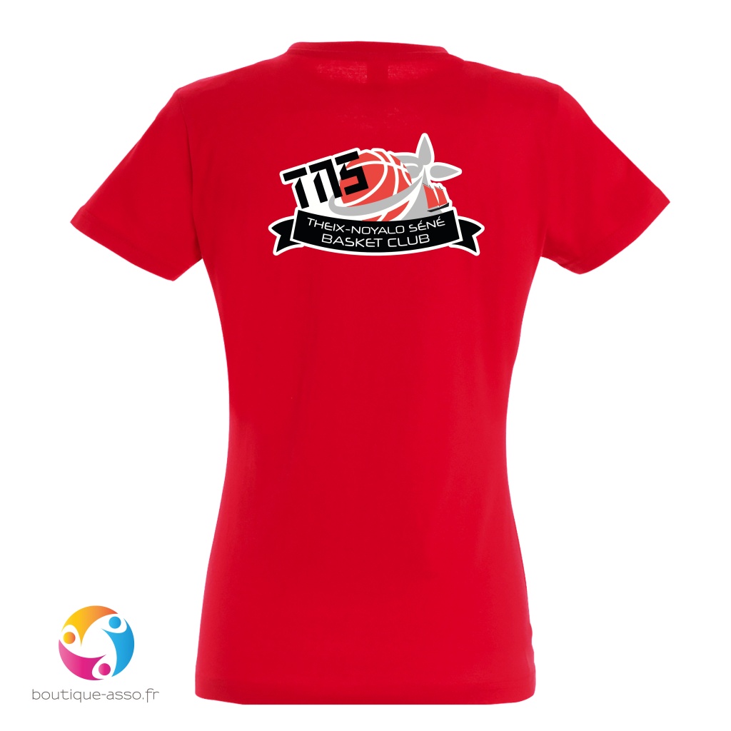 tee-shirt femme coton - TNS Basket Club