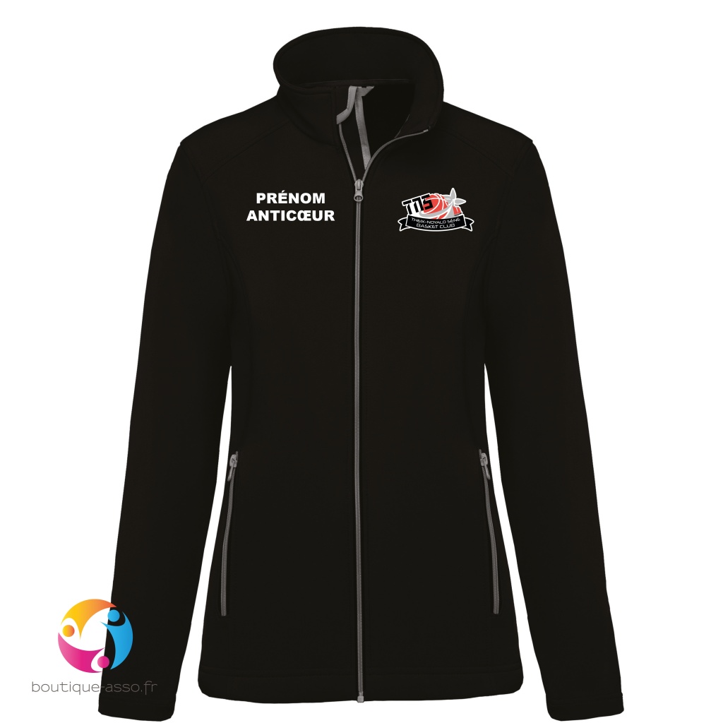 Veste Femme Softshell - TNS Basket Club