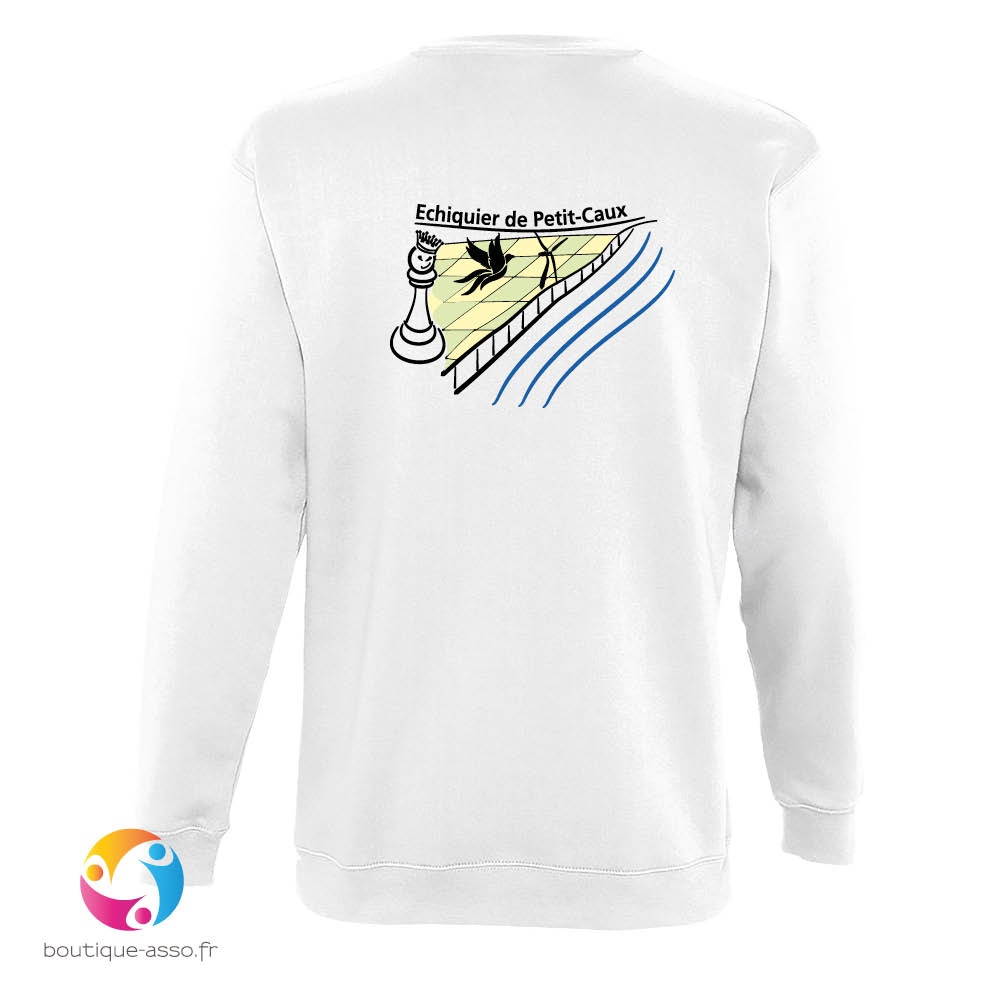 sweat-shirt unisexe col rond - Echiquier de Petit-Caux