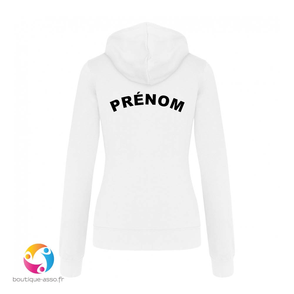 sweat capuche femme - Echiquier de Petit-Caux