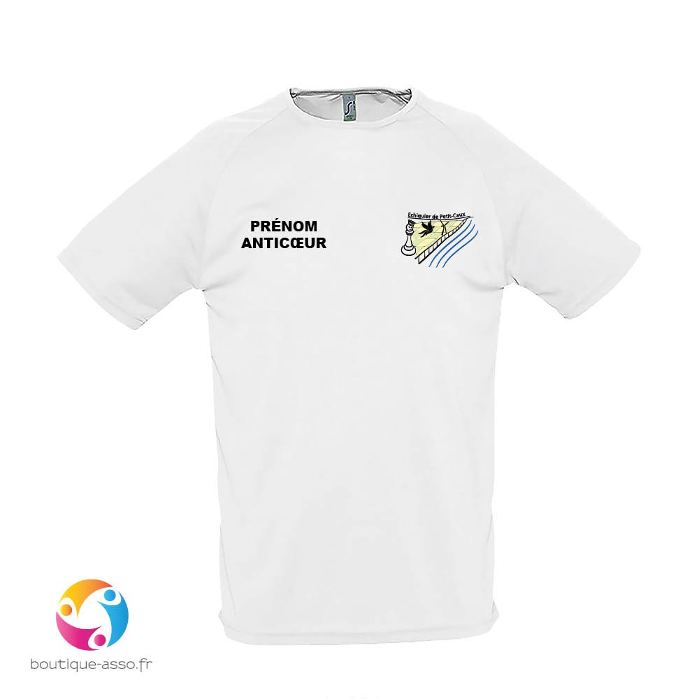 tee-shirt sport enfant - Echiquier de Petit-Caux